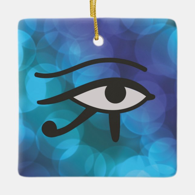 Adorno De Cerámica El Ojo de Huros. (Anverso)