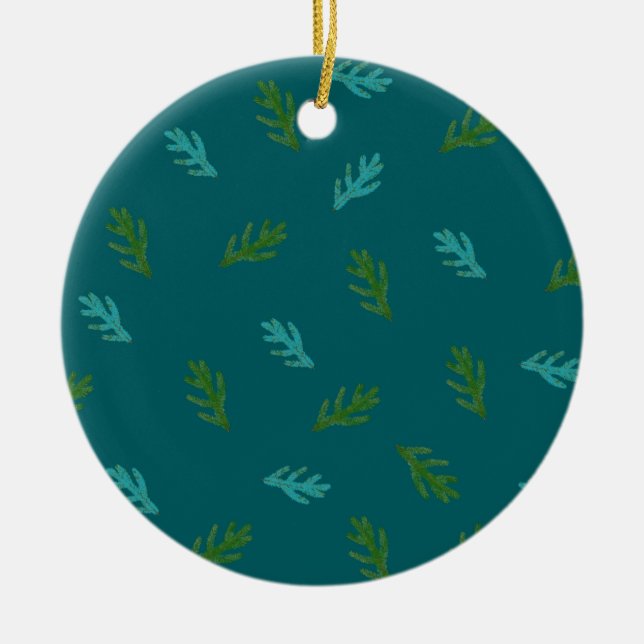 Adorno De Cerámica El olor de un bosque (Frente)