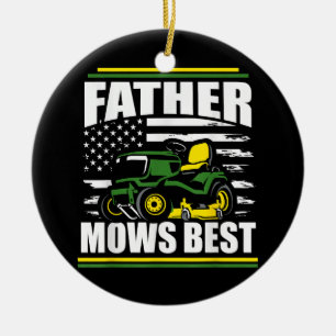 Adorno De Cerámica El padre consigue la mejor cortadora de césped div