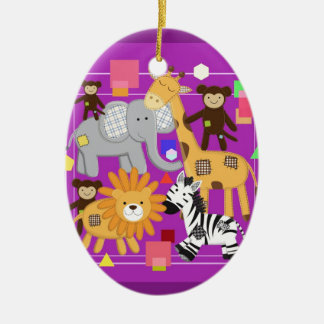 Adorno De Cerámica El parque zoológico