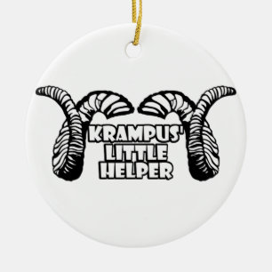 Adorno De Cerámica El pequeño ayudante de Krampus