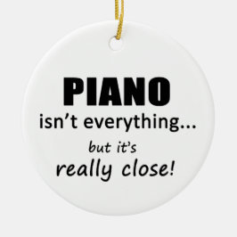 Adorno De Cerámica El piano no lo es todo
