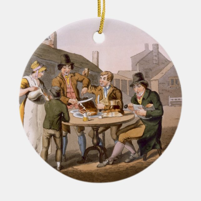 Adorno De Cerámica El pleno verano Eve, del "traje de Yorkshire" (Frente)