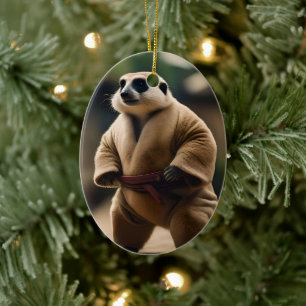 Adorno De Cerámica El Poderoso Meerkat: La Muerte Del Sumo,