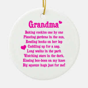 Adorno De Cerámica El poema de la abuela