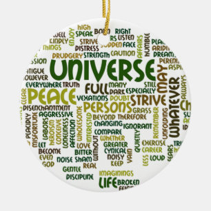 Adorno De Cerámica El poema de motivación de los desiderátums redac