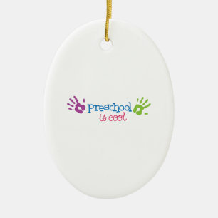 Adorno De Cerámica El preescolar es fresco