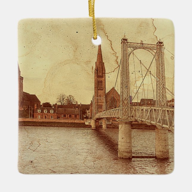 Adorno De Cerámica El Puente Bouncy (Inverness - (Anverso)