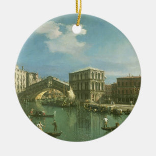 Adorno De Cerámica El puente de Rialto, Venecia