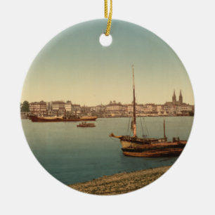 Adorno De Cerámica El puerto, Burdeos, Francia