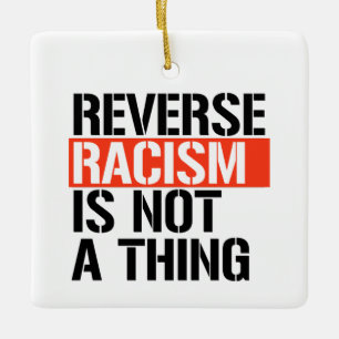 Adorno De Cerámica El racismo inverso no es algo
