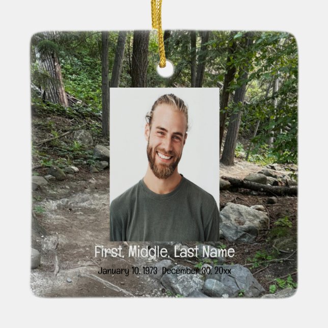 Adorno De Cerámica El recuerdo de Keepsake desapareció pero no se olv (Anverso)