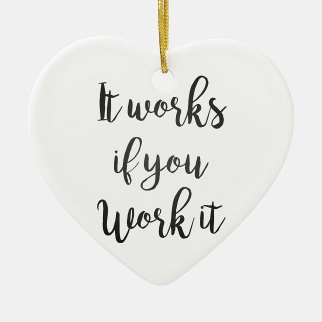 Adorno De Cerámica El regalo de la cita de la recuperación del paso (Frente)