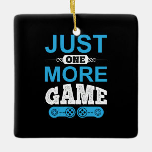 Adorno De Cerámica El regalo de los jugadores sólo un juego más