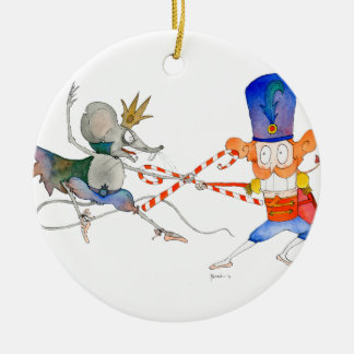Adorno De Cerámica El reyes del ratón y el nutcracker