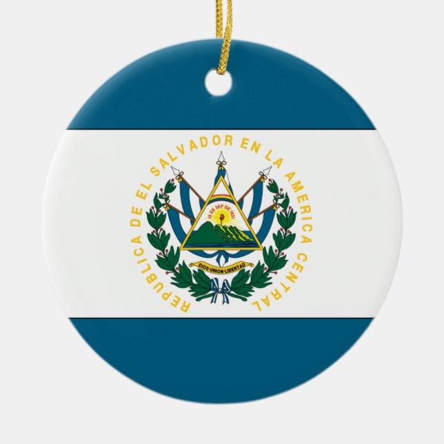 Adorno De Cerámica El Salvador (Frente)