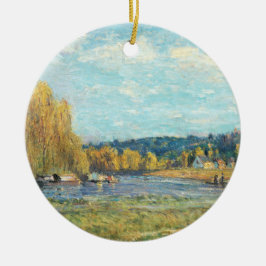 Adorno De Cerámica El Sena en Saint-Cloud Alfred Sisley