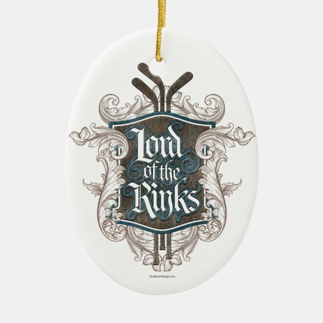 Adorno De Cerámica El Señor De Los Restos (Hockey) (Frente)