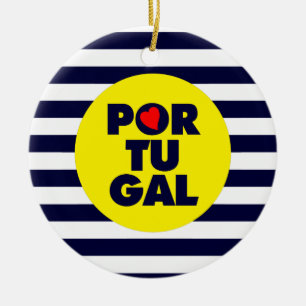 Adorno De Cerámica El sol portugués