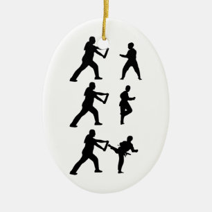 Adorno De Cerámica El Taekwondo