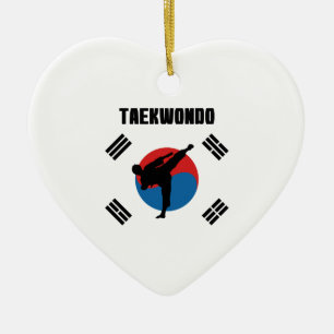Adorno De Cerámica El Taekwondo