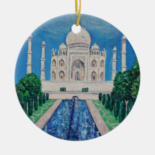 Adorno De Cerámica El Taj Mahal