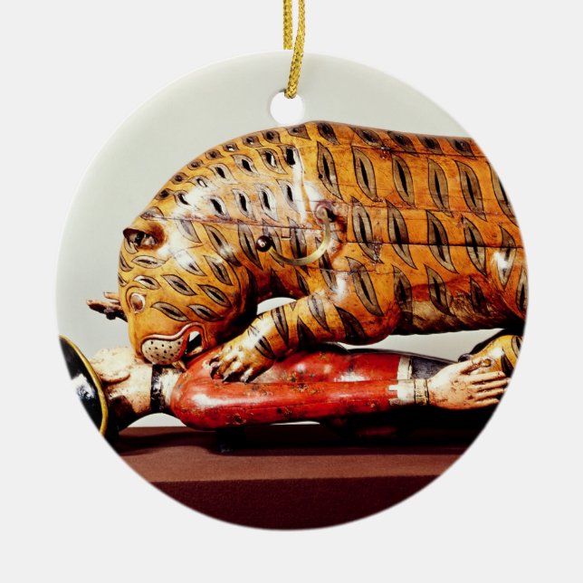 Adorno De Cerámica El tigre de Tipu, c.1790 (madera) (Frente)