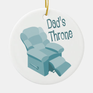Adorno De Cerámica El trono del papá