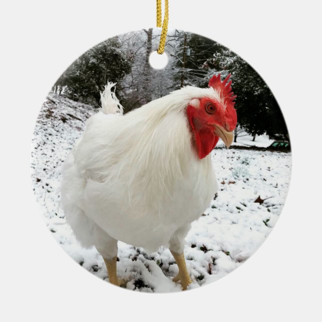 Adorno De Cerámica El verdadero honor de la Navidad en el techo (Frente)