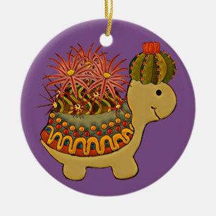 Adorno De Cerámica el vestido de fiesta de la tortuga