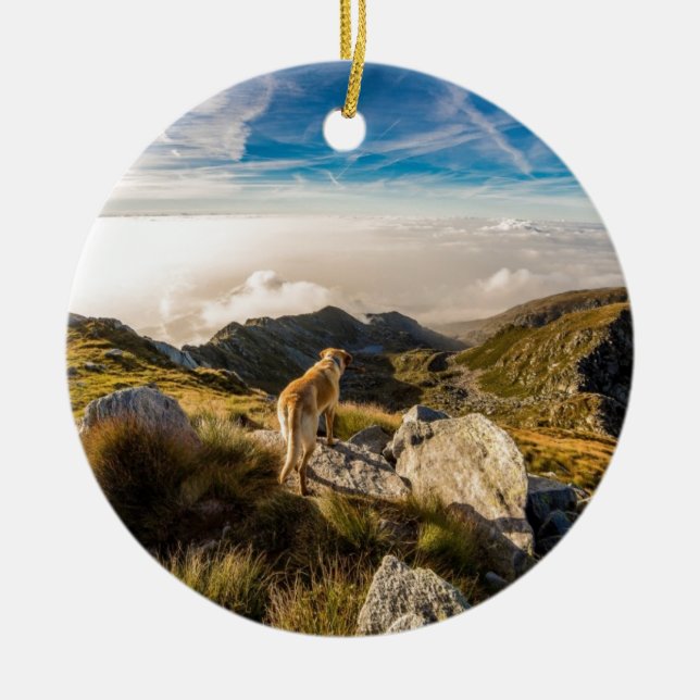 Adorno De Cerámica El viaje (Frente)