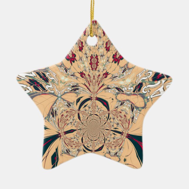 Adorno De Cerámica El vibrante Kaleidoscope africano: Un delicioso vi (Frente)