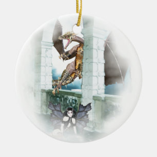 Adorno De Cerámica El Viñette de Lair del Dragón