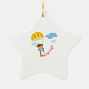 Adorno De Cerámica El volar arriba