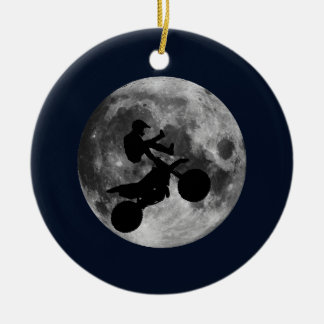 Adorno De Cerámica El volar arriba (motocrós)