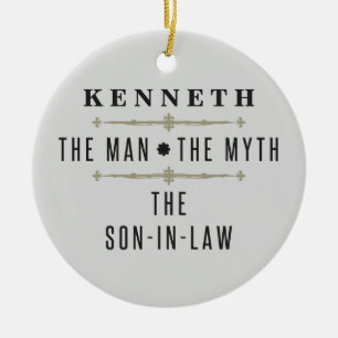 Adorno De Cerámica El yerno El hombre el mito