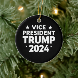 Adorno De Cerámica Elección divertida para vicepresidente Trump, cita