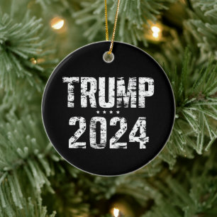 Adorno De Cerámica Elección Mantener América Grande Trump 2024 