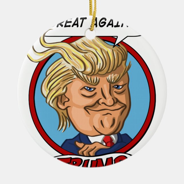 Adorno De Cerámica Elección presidencial 2016 (Frente)