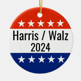 Adorno De Cerámica Elecciones Harris Walz 2024