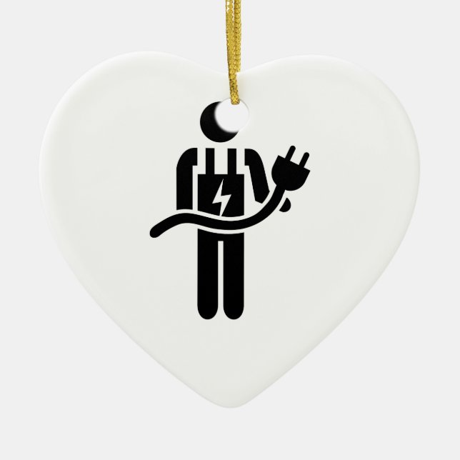 Adorno De Cerámica Electrista (Frente)