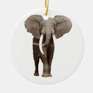 Adorno De Cerámica Elefante