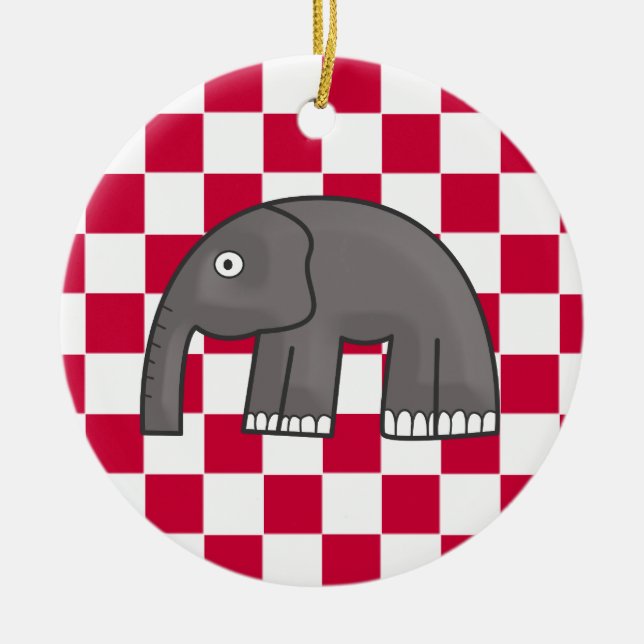 Adorno De Cerámica elefante (Frente)