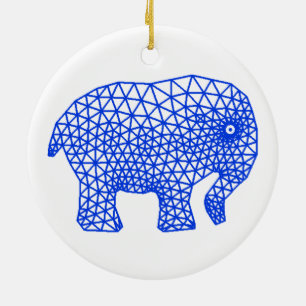 Adorno De Cerámica Elefante finito