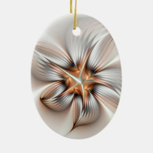 Adorno De Cerámica Elegancia floral modernidad Resumen arte fractal