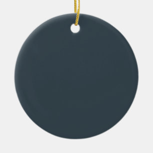 Adorno De Cerámica Elegante Carbón Gray Midnight