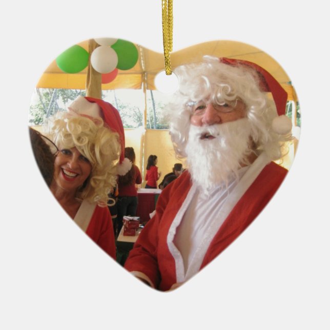 Adorno De Cerámica Elegante Colección Santa. (Frente)