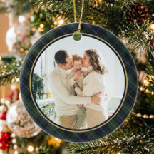 Elegante Cuadro Clásico Foto Navidad