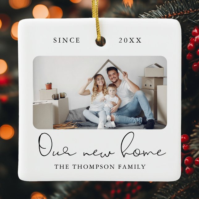 Adorno De Cerámica Elegante escritura moderna nueva casa dulce foto d (Subido por el creador)