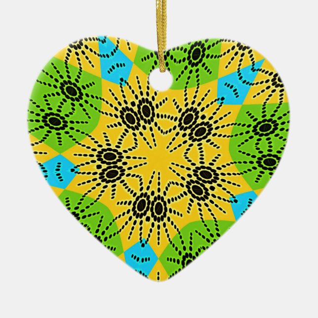 Adorno De Cerámica Elegante estilo araña de inspiración africana (Frente)